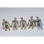 Kenner Early Issue Star Wars Figure issues comprising C-3PO group plus one other. Generally G to VG.