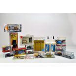 An interesting group of Railway items and accessories including Hornby and Corgi plus others.