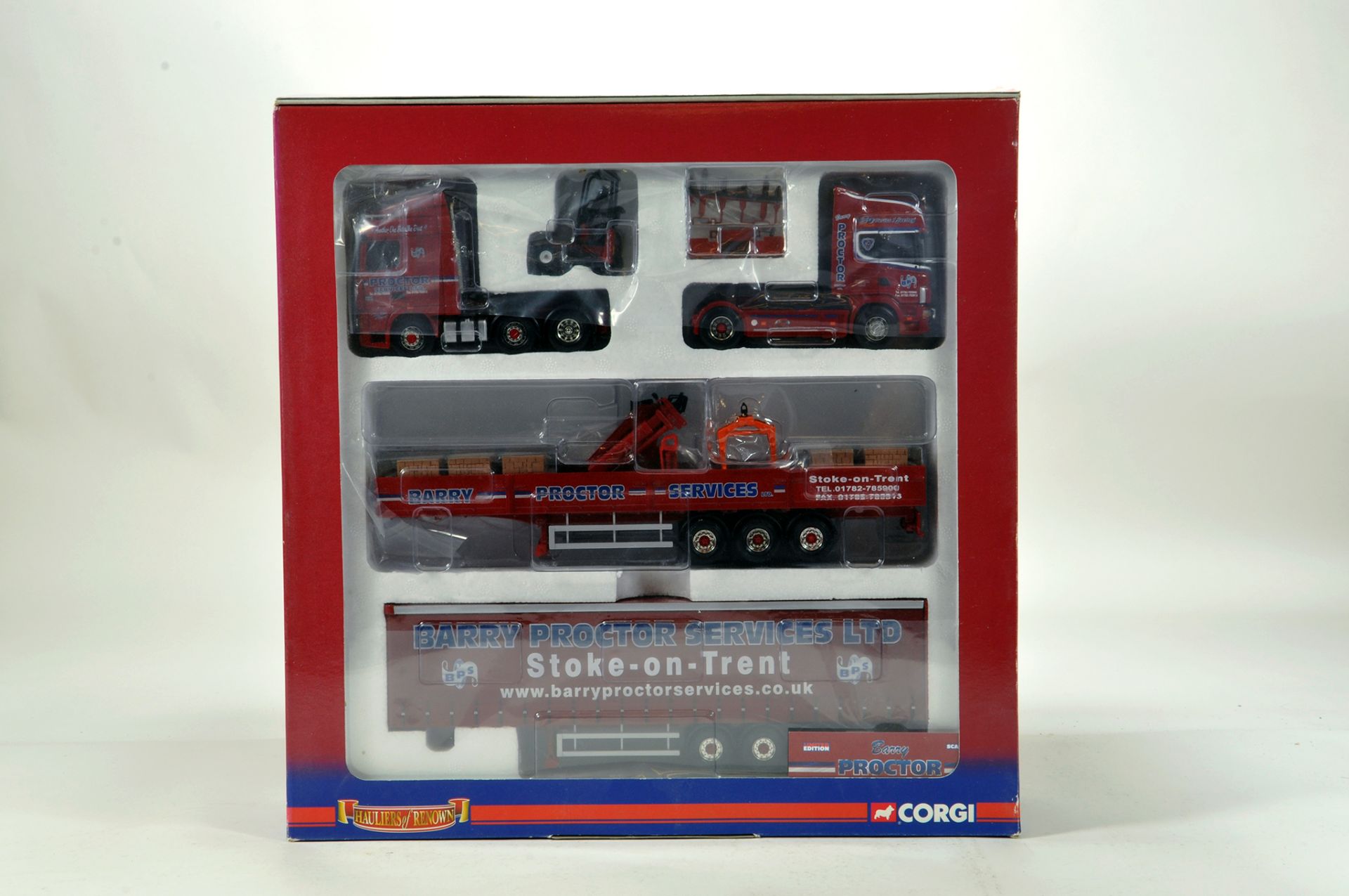 Corgi 1/50 diecast truck issue comprising No. CC99169 Barry Proctor Presentation Set. E to NM in