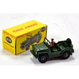 Dinky No. 674 Austin Champ in military green. Nice example is E to NM in E Box.