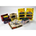 Assorted diecast group comprising Shell Car Collection plus duo of boxed Dinky Issues including