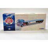 Corgi 1/50 diecast truck issue comprising No. CC12504 Atkinson Borderer Flatbed Trailer in livery of