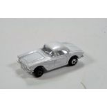 Scarce No. 62 Matchbox Corvette in white with silver interior. E.