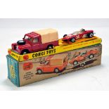 Corgi No. GS17 Land Rover with Trailer and Ferrari Racing Car. Generally G in F Box.