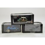 Trio of diecast 1/43 vehicles from Minichamps, Premium X and Triple 9 comprising various Issues.