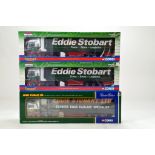 Corgi Diecast Truck Trio comprising Eddie Stobart Issues. Generally F to G.