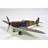 Corgi diecast issue in 1/32 of a Spitfire. Nearside engine cover missing otherwise VG.