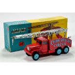 Corgi No. 1121 Chipperfield Circus Scammell 6-wheeled Crane Truck. E to NM in G Lift Off Lid Box.