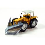 Yaxon 1/43 Muir Hill Type Massey Ferguson Tractor with Snow Plough. Generally VG to E.