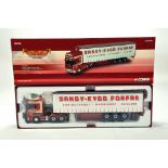 Corgi 1/50 diecast truck issue comprising No. CC12940 Scania Topline Curtainside in livery of