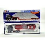 Corgi 1/50 diecast truck issue comprising No. CC14041 Volvo FH Nooteboom Low Loader in livery of