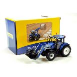 Universal Hobbies 1/32 New Holland T5.120 Tractor with Front Loader. E to NM with Box.