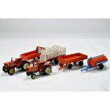 A group of Forma-Toys 1/43 Farm Issues comprising Fiat Tractor and Implement combinations. Generally