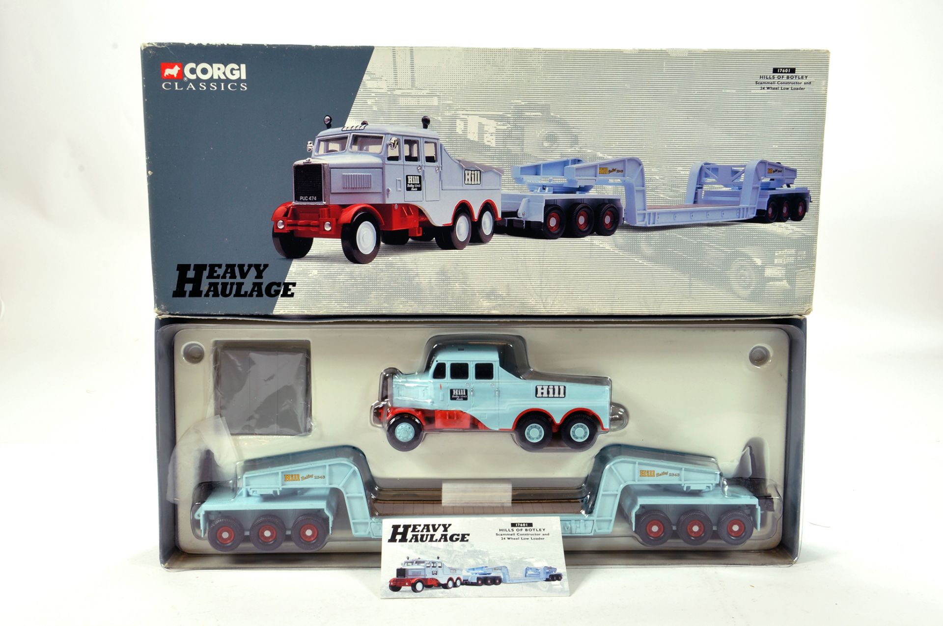 Corgi 1/50 diecast truck issue comprising No. 17601 Scammell Contractor and Low Loader in livery