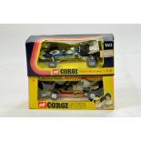 Corgi Diecast duo comprising No. 150 and 151 Racing Cars. E to NM in Boxes.