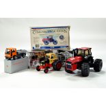 Assorted Tractor group from mainly ertl including various scales to include Case IH 4894 Special