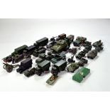 Misc military diecast group including various makers and issues. Dinky, Britains, Matchbox etc. F to