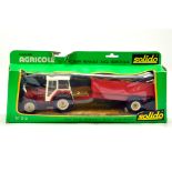 Solido No. 512 Renault Tractor and Trailer Combination Set. E to NM in G Box.