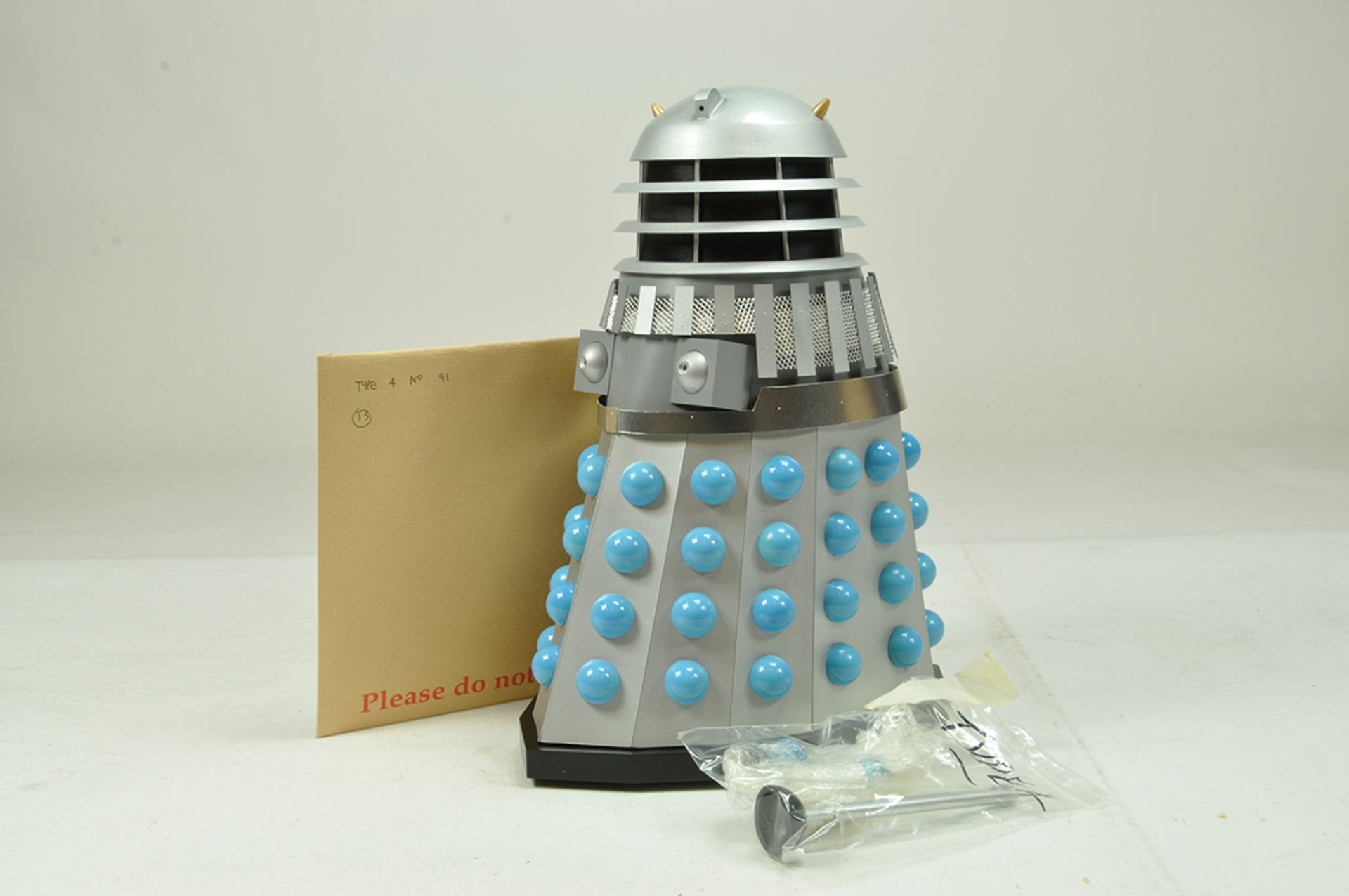 ARC Series of 1/5 scale Handbuilt Dr Who Dalek issues comprising Type 4 No. 91 Dalek. Complete