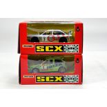 SCX Matchbox Type Scalextric duo. Untested but display well. (2)