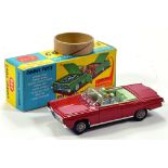 Corgi No. 246 Chrysler Imperial with red body, pale blue interior and 2 x figures. A fine example