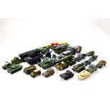 An interesting large group of military diecast models comprising various issues from different