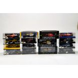 A group of mainly Minichamps Formula One Racing Car Diecast Issues. Various. Generally E to NM.