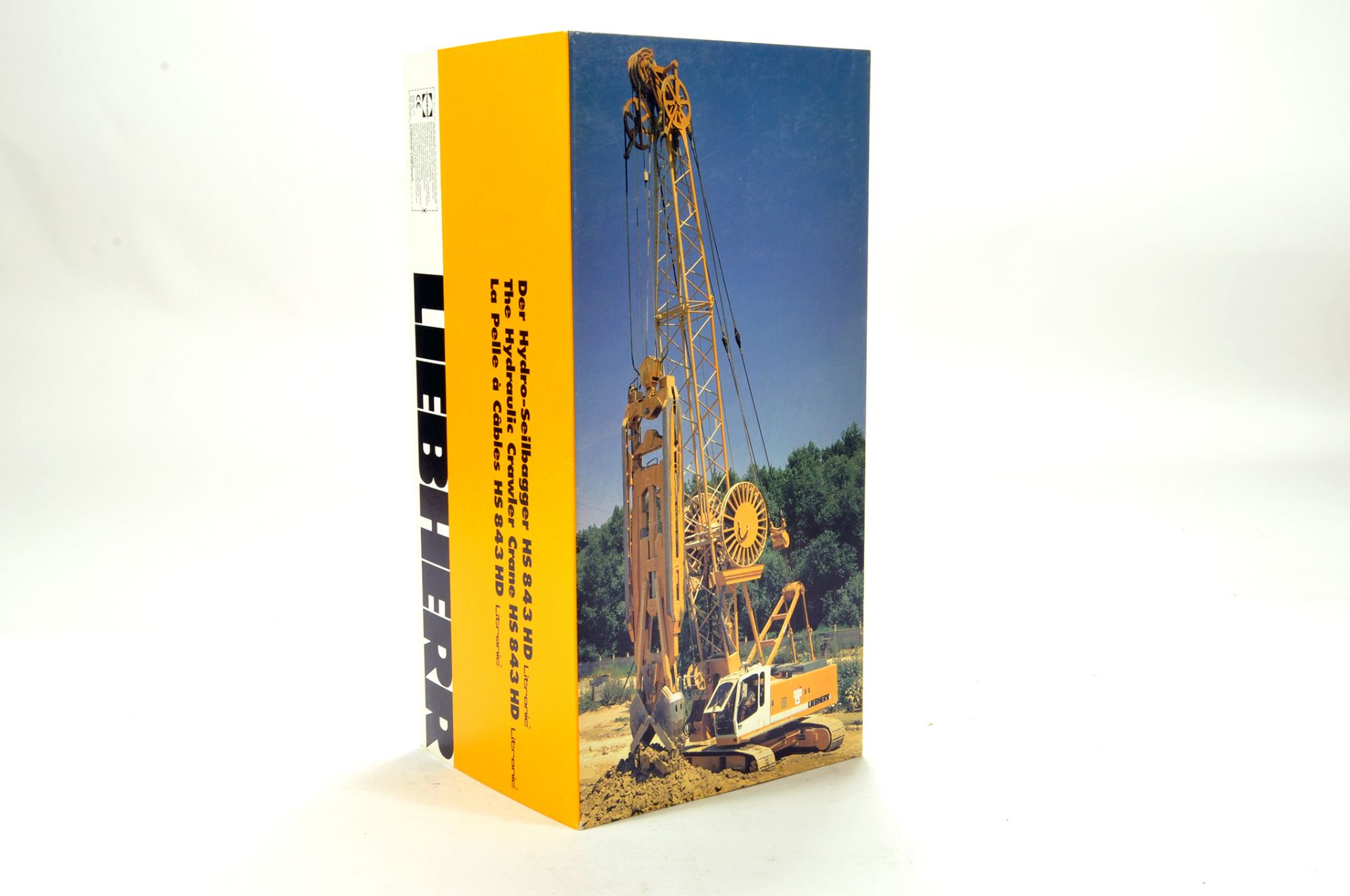 Conrad 1/50 construction issue comprising Liebherr HS843 HD Crawler Crane. E to NM.