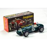 Marx Toys Friction Driven Ferguson Racing Car. Generally G to VG in Box.