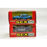 SCX Matchbox Type Scalextric duo. Untested but display well. (2)