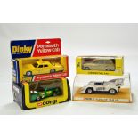 Diecast group comprising Corgi, Polistil and Budie including harder to find issues. E to NM in