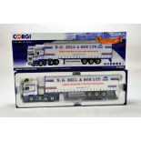 Corgi 1/50 diecast truck issue comprising No. CC13757 Scania R Curtainside in livery of NG Bell &