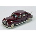 DUX (Germany) Metal Issue BMW Clockwork Motor Car in Crimson. Generally VG to E.