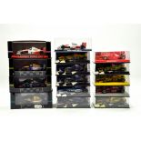 A group of mainly Minichamps Formula One Racing Car Diecast Issues. Various. Generally E to NM.