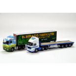 Corgi 1/50 unboxed diecast truck issues comprising H Wragg and Vaughan. Generally VG. (2)