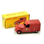 French Dinky No. 25d Citroen 2CV Pompier Ville De Paris Van. Generally E to nM in E Box.