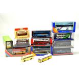 Assorted diecast bus group comprising Corgi and EFE plus others. E to NM, mostly in Boxes.