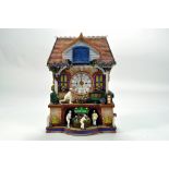 A fine presentation Cuckoo Clock, featuring the Bowls Club. Complete with Box.
