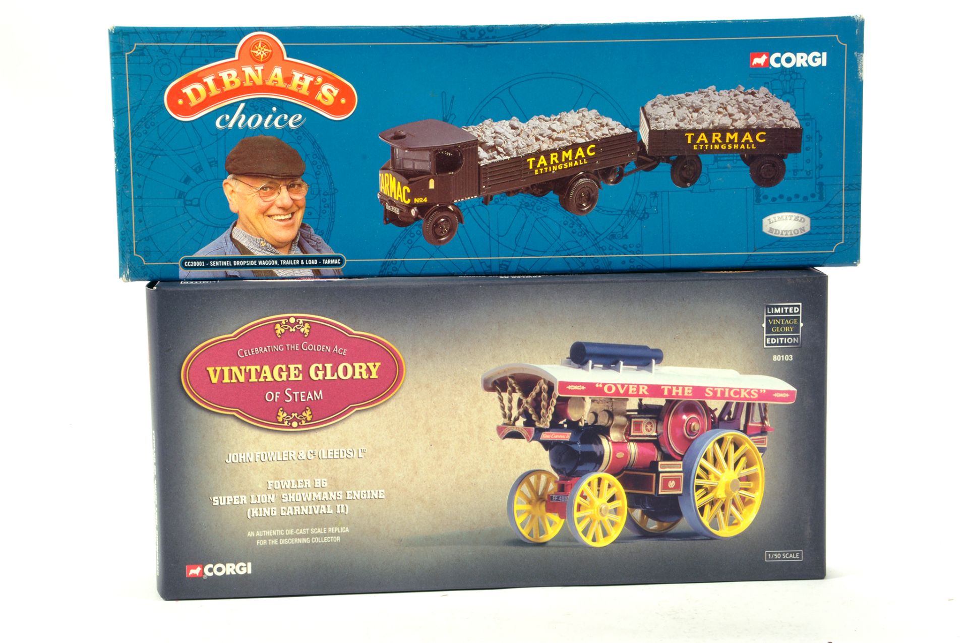 Assorted Corgi Commercial duo comprising Vintage Glory Steam models. Generally E to NM in Boxes. (