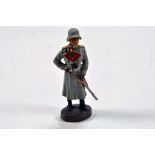 Scarce Elastolin Composition figure comprising 7-8 cm Nazi Officer General. Original and Displays