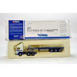 Corgi 1/50 diecast truck issue comprising No. CC12703 ERF ECS Flat Bed Trailer in livery of