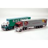 Corgi 1/50 unboxed diecast truck issues comprising K&P Iddon and John Mitchell. Generally VG. (2)