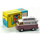 Corgi No. 420 Ford Thames Airborne Caravan in two-tone pale lilac with Spun Hubs. E to NM in E Box.