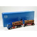 Conrad 1/50 diecast Truck issue comprising MAN Log Truck and Trailer with Load. VG to E in Box.