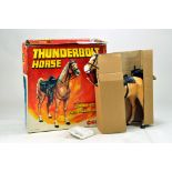 Marx Toys Plastic issue Thunderbolt Horse. Generally E with Box.