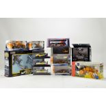 A misc group of diecast issues comprising construction and general items from Corgi, Joal and