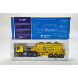 Corgi 1/50 diecast truck issue comprising No. 75902 Leyland DAF Powder Tanker in livery of Blue