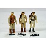 Kenner Early Issue Star Wars Figure issues comprising Rebel Soldier, Luke Skywalker and Rebel