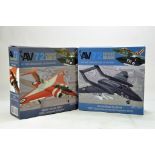 AV72 1/72 Diecast Aircraft Duo comprising Gloster Javelin plus de Havilland Sea Vixen. Generally