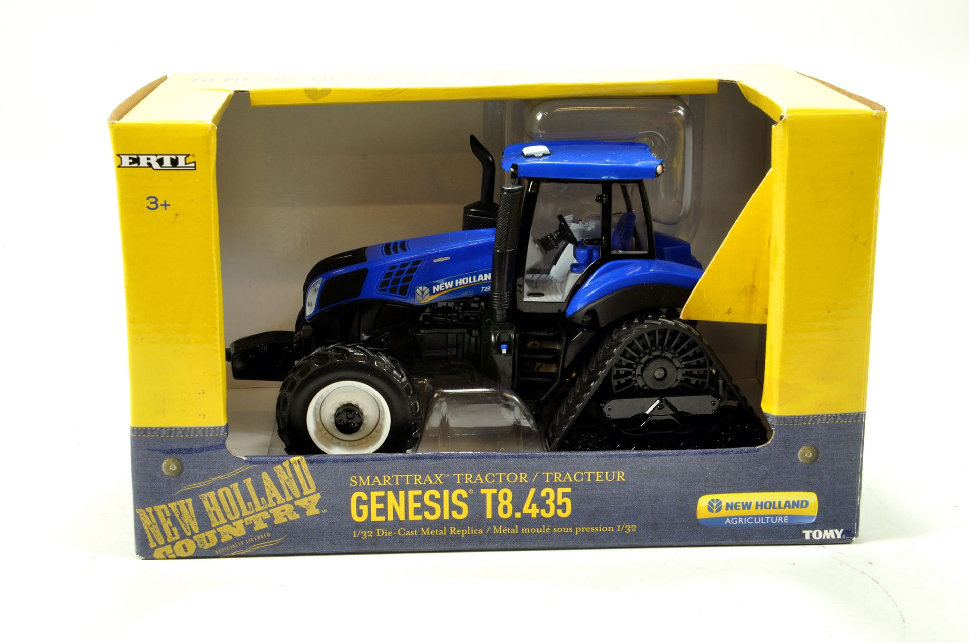Ertl 1/32 Farm Issue comprising New Holland T8.435 Smart Trax. E to NM with Box.